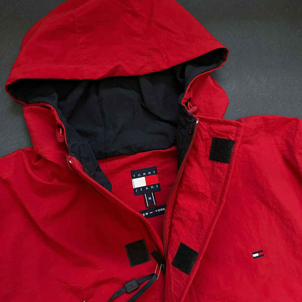 Tommy Hilfiger Red Premium Quality Zipper-2