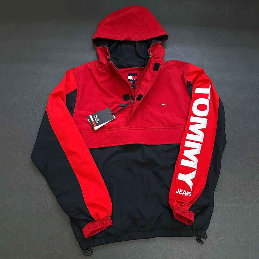 Tommy Hilfiger Red Premium Quality Zipper-6