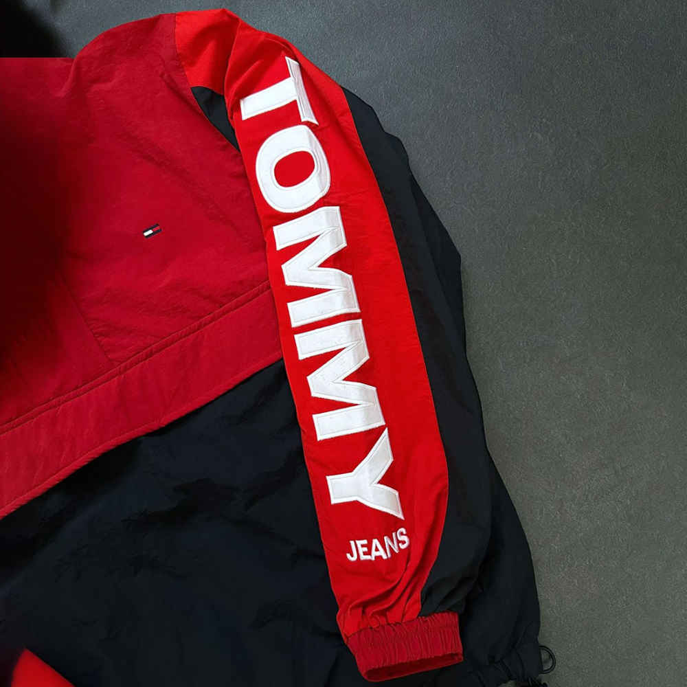 Tommy Hilfiger Red Premium Quality Zipper-4