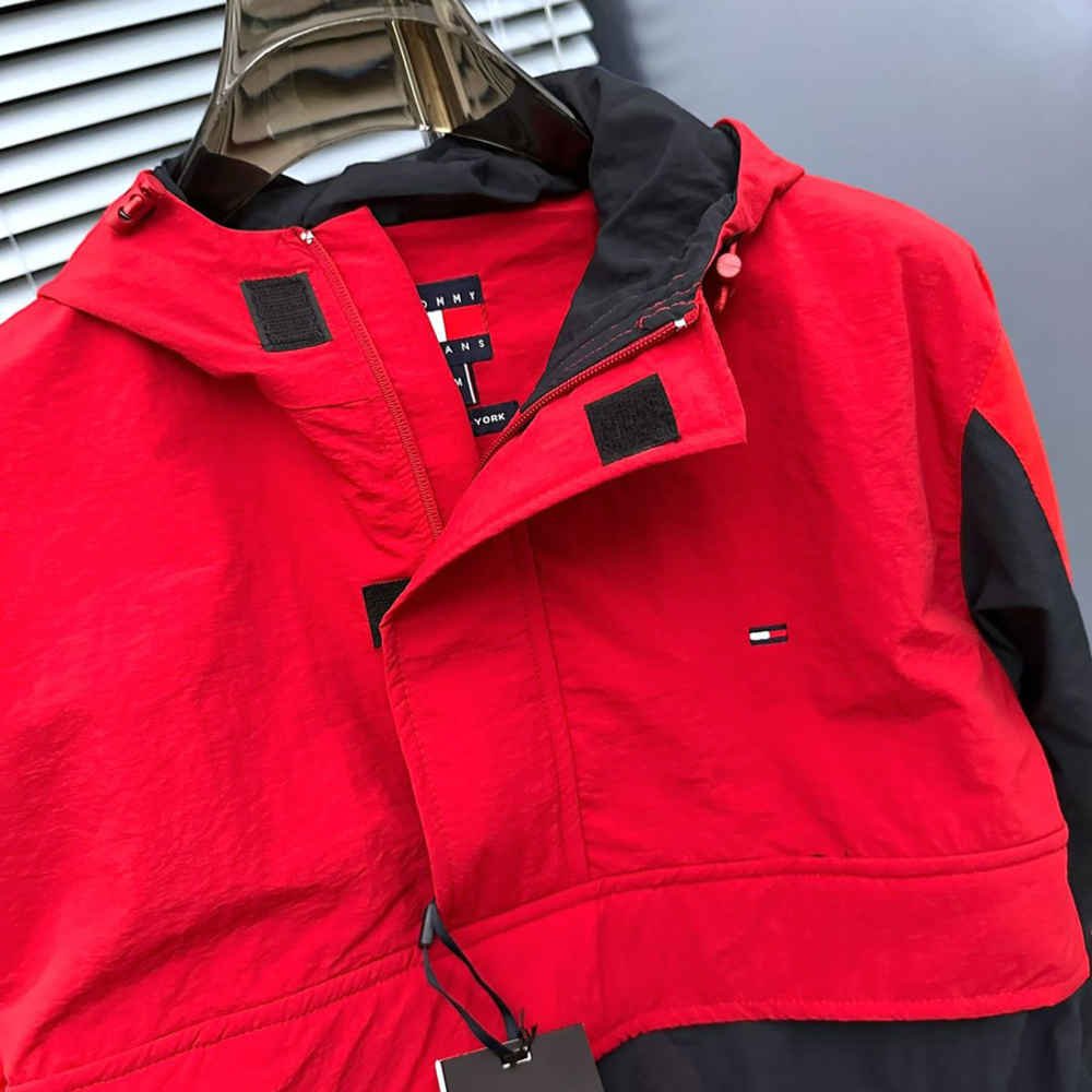 Tommy Hilfiger Red Premium Quality Zipper-3