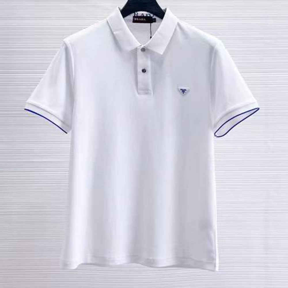 Prada White Premium Quality T-shirt-thumb-0