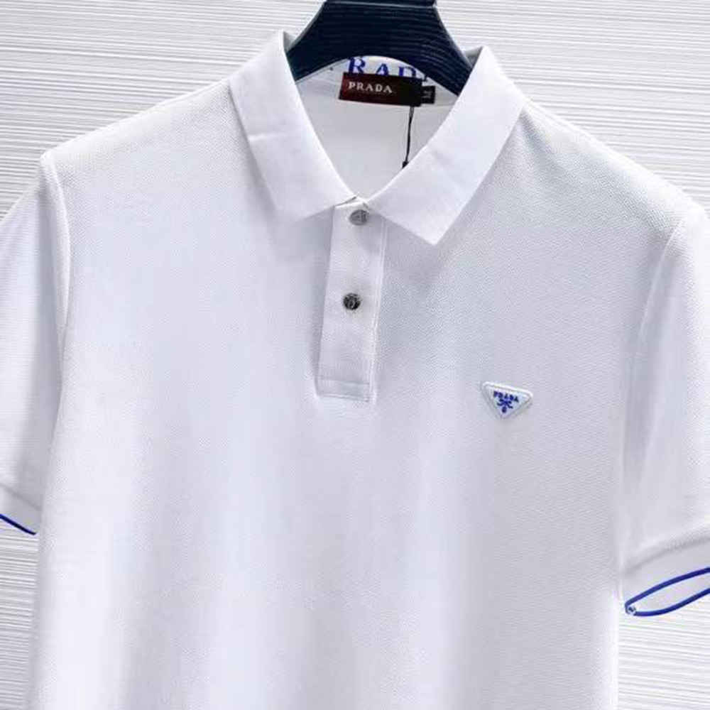 Prada White Premium Quality T-shirt-thumb-2