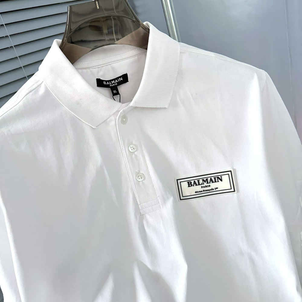Balmain White Premium Quality T-shirt-2