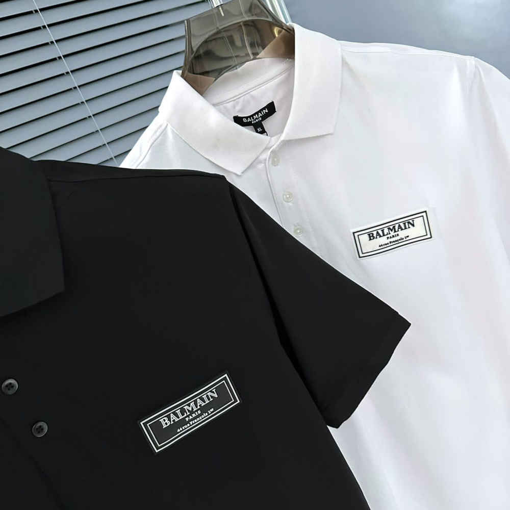 Balmain Black Premium Quality T-shirt-4