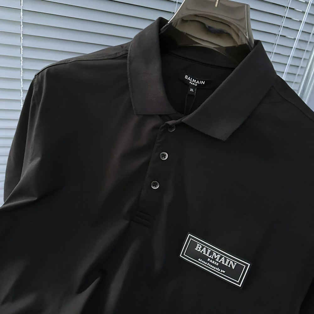 Balmain Black Premium Quality T-shirt-1