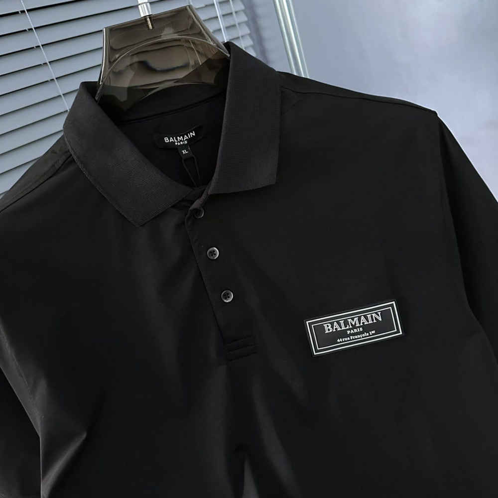 Balmain Black Premium Quality T-shirt-2