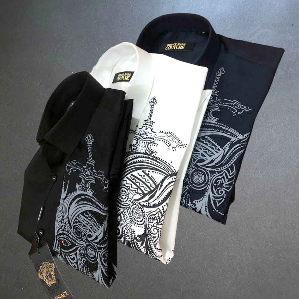 Versace White Premium Cotton Shirt-8