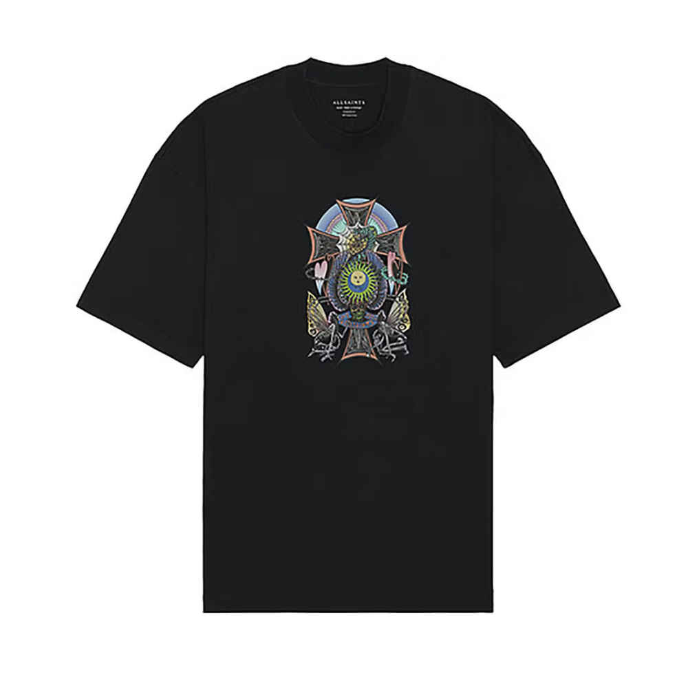 All Saints Black Premium Quality T-shirt-1