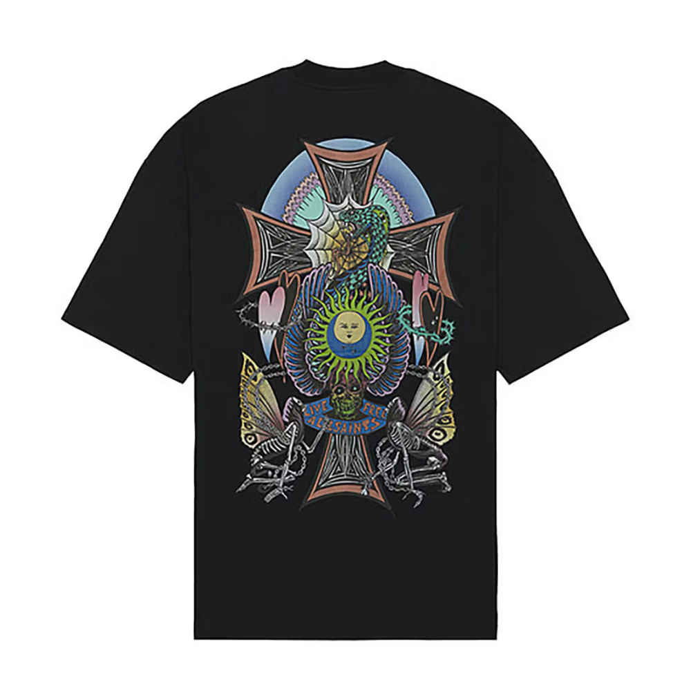 All Saints Black Premium Quality T-shirt-2