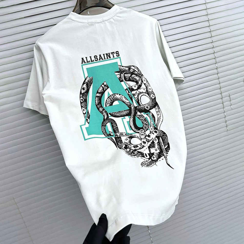 All Saints White Premium Quality T-shirt-1