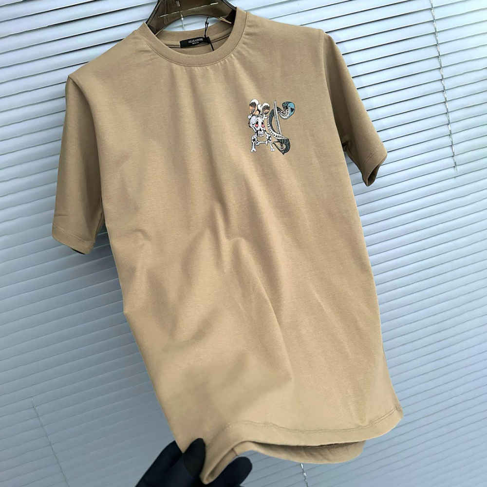 All Saints Brown Premium Quality T-shirt-thumb-0
