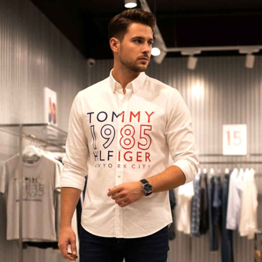 Tommy Hilfiger 1985 Print White Premium Shirt-thumb-0