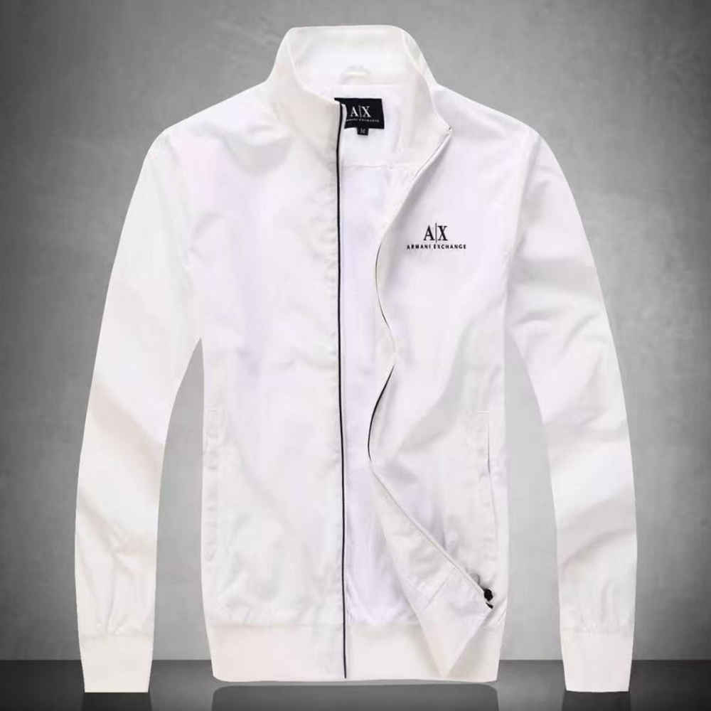 Armani Exchange White Premium Quality Zipper-thumb-1