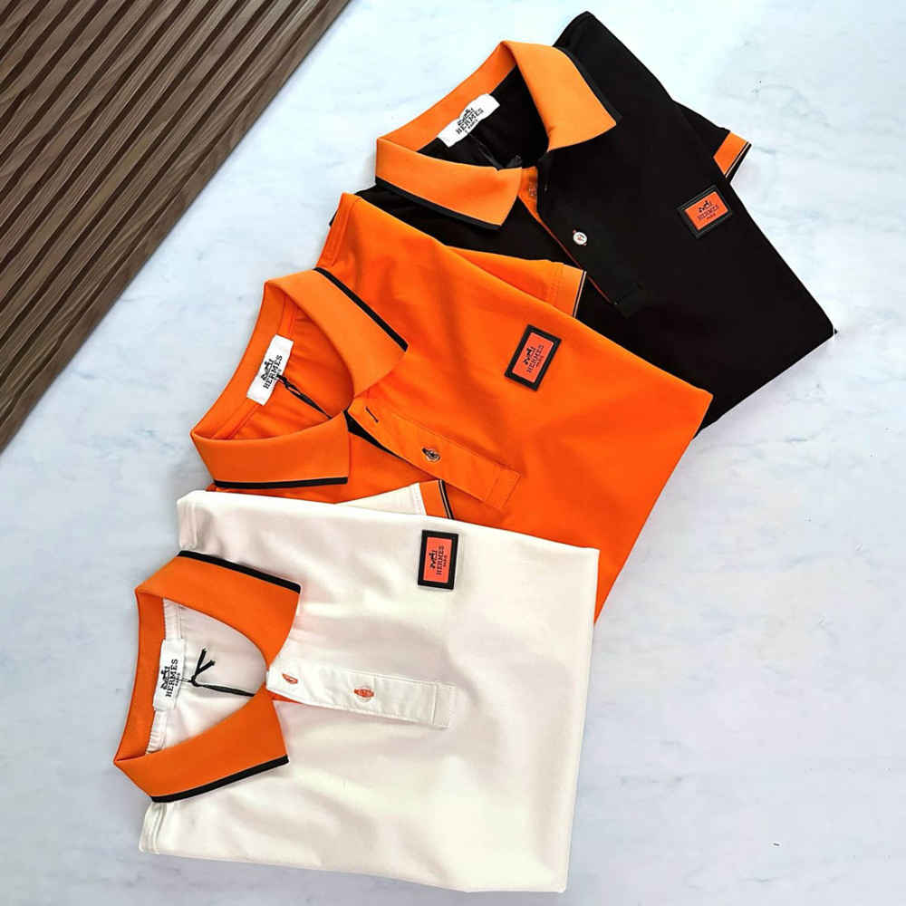 Hermes Orange Premium Quality T-shirt-4