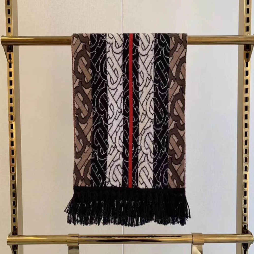 Burberry Designer Multi cashmere Stole-thumb-0