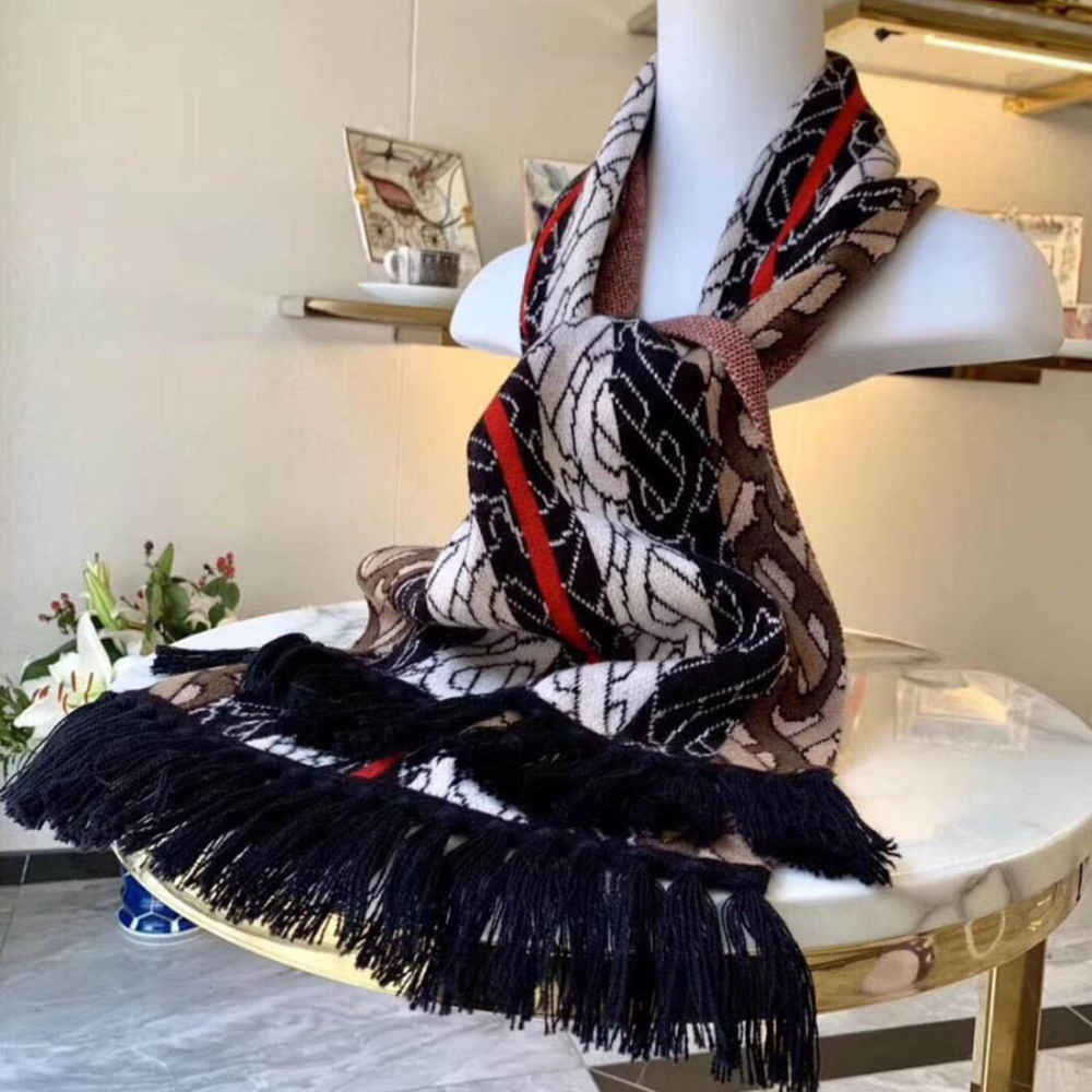 Burberry Designer Multi cashmere Stole-thumb-3