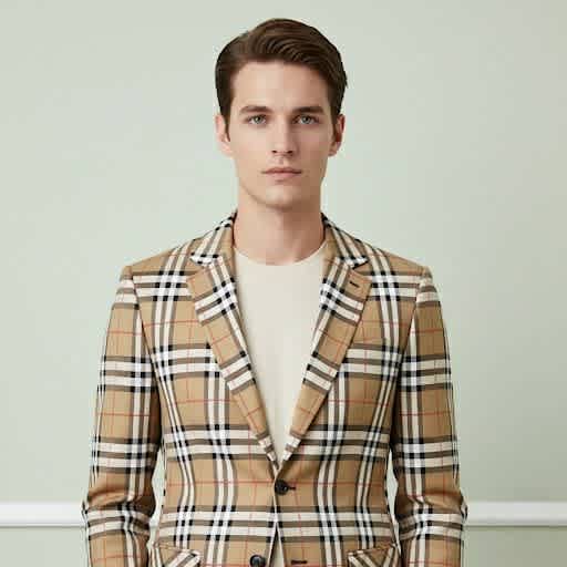 Burberry Imported Brown Premium Quality Blazer-1
