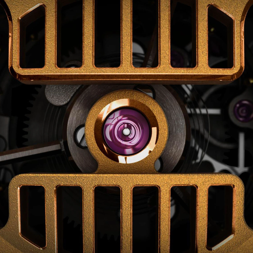 Richard Mille RM 052 Tourbillon Skull Black Strap Mens Watch-5