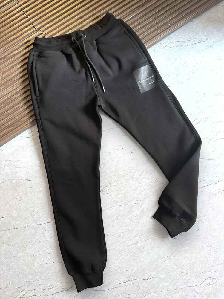 Armani Exchange Black Premium Quality Warm Track Pant-1