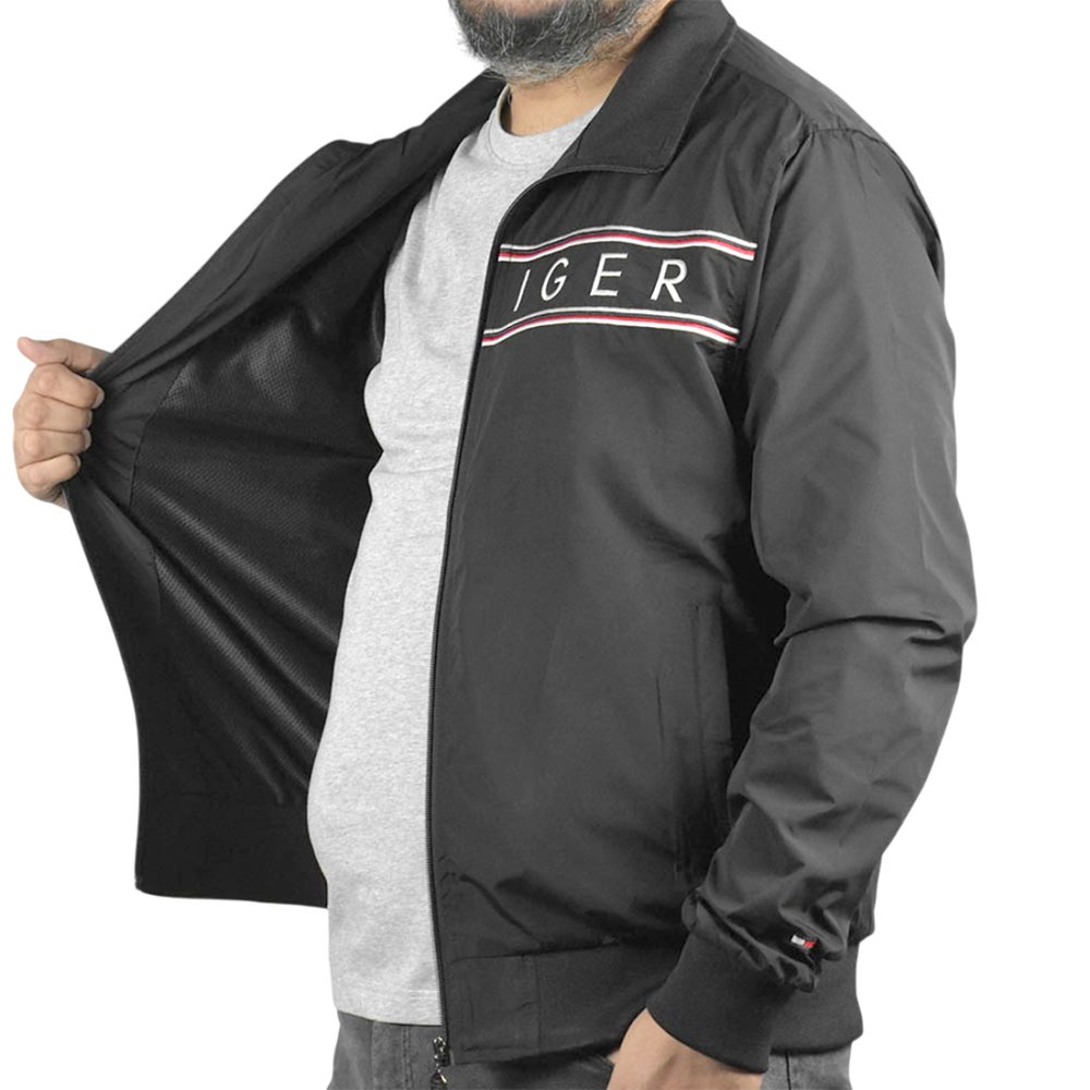 Tommy Hilfiger Embroidered logo Black Premium Jacket-thumb-4