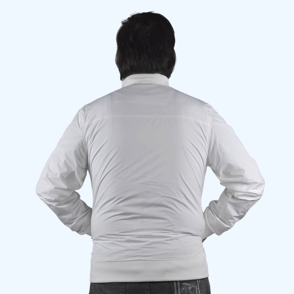 Tommy Hilfiger Embroidered logo White Premium Jacket-thumb-4