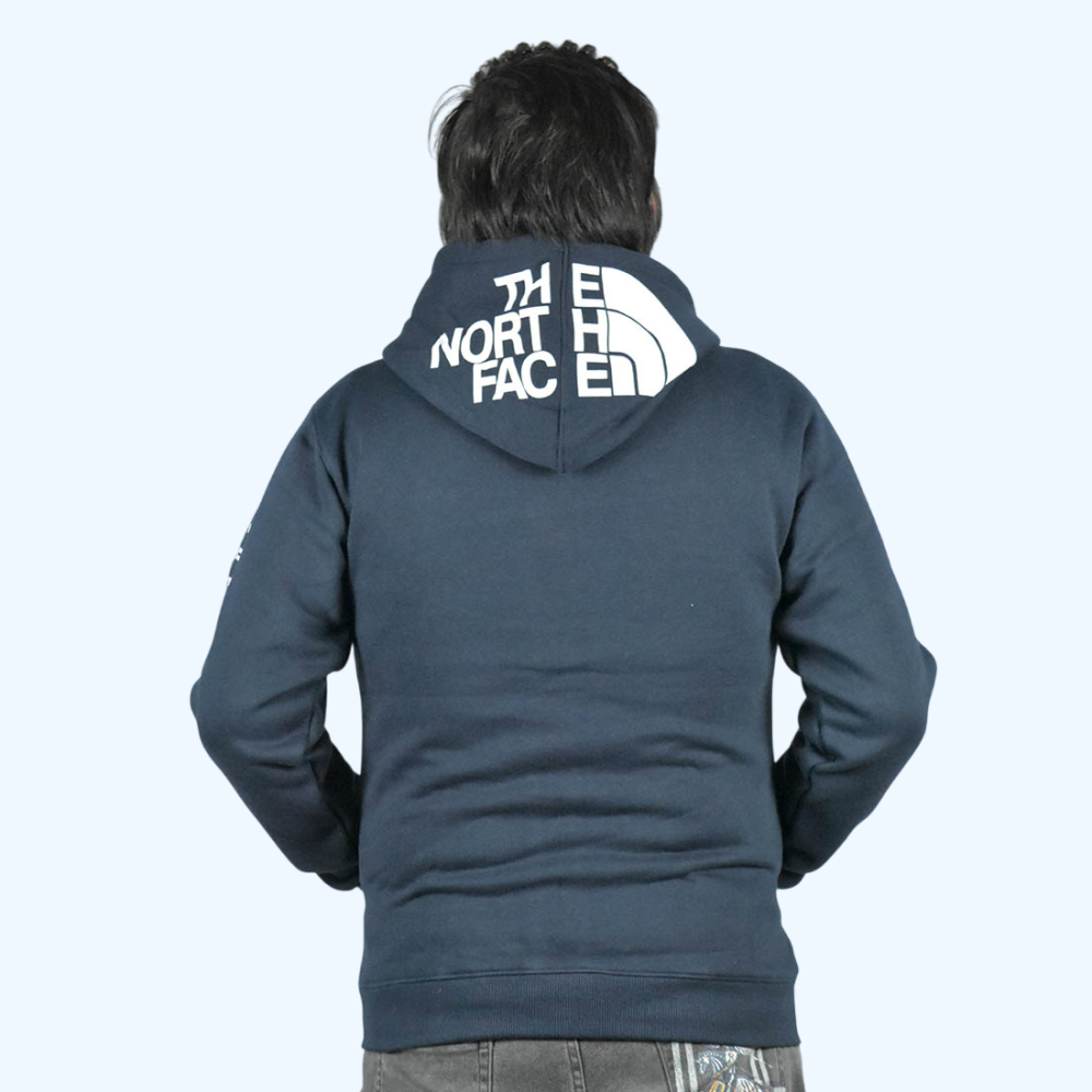 The North Face Blue Premium Quality Hoodie-thumb-2