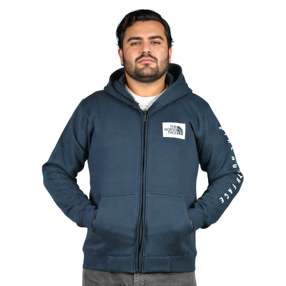 The North Face Blue Premium Quality Hoodie-thumb-1