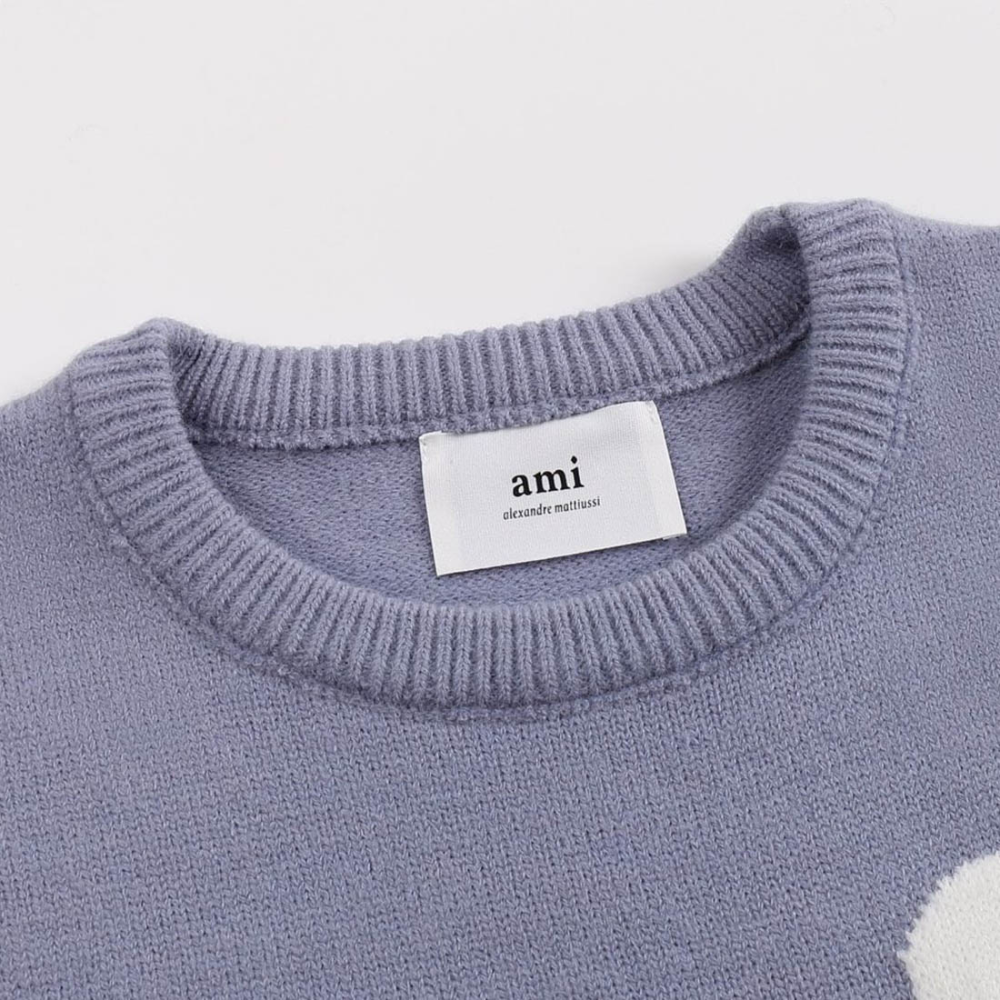 Ami Paris Ami Paris Purple Crewneck Pullover-2