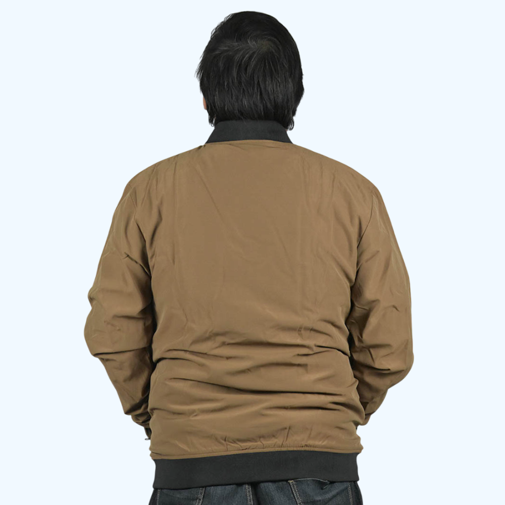 Armani Exchange Eagle Print Brown Premium Jacket-2