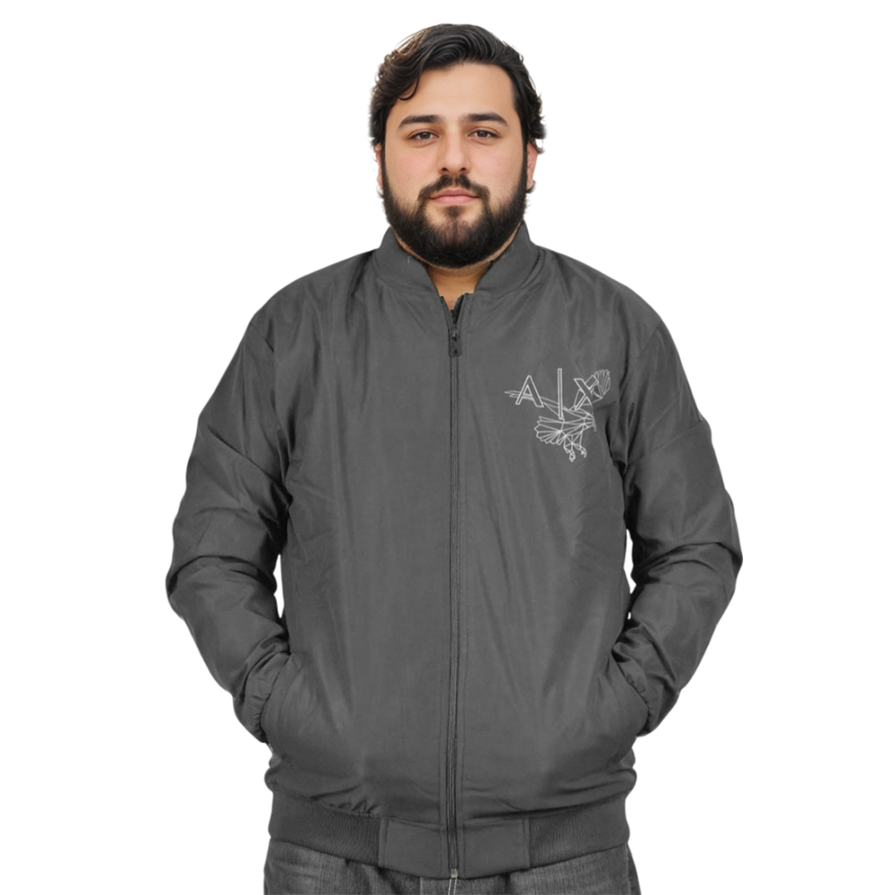 Armani Exchange Eagle Print Black Premium Jacket-thumb-0