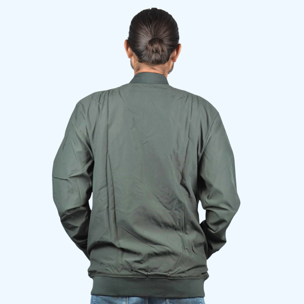 Armani Exchange Eagle Print Dark Green Premium Jacket-thumb-3