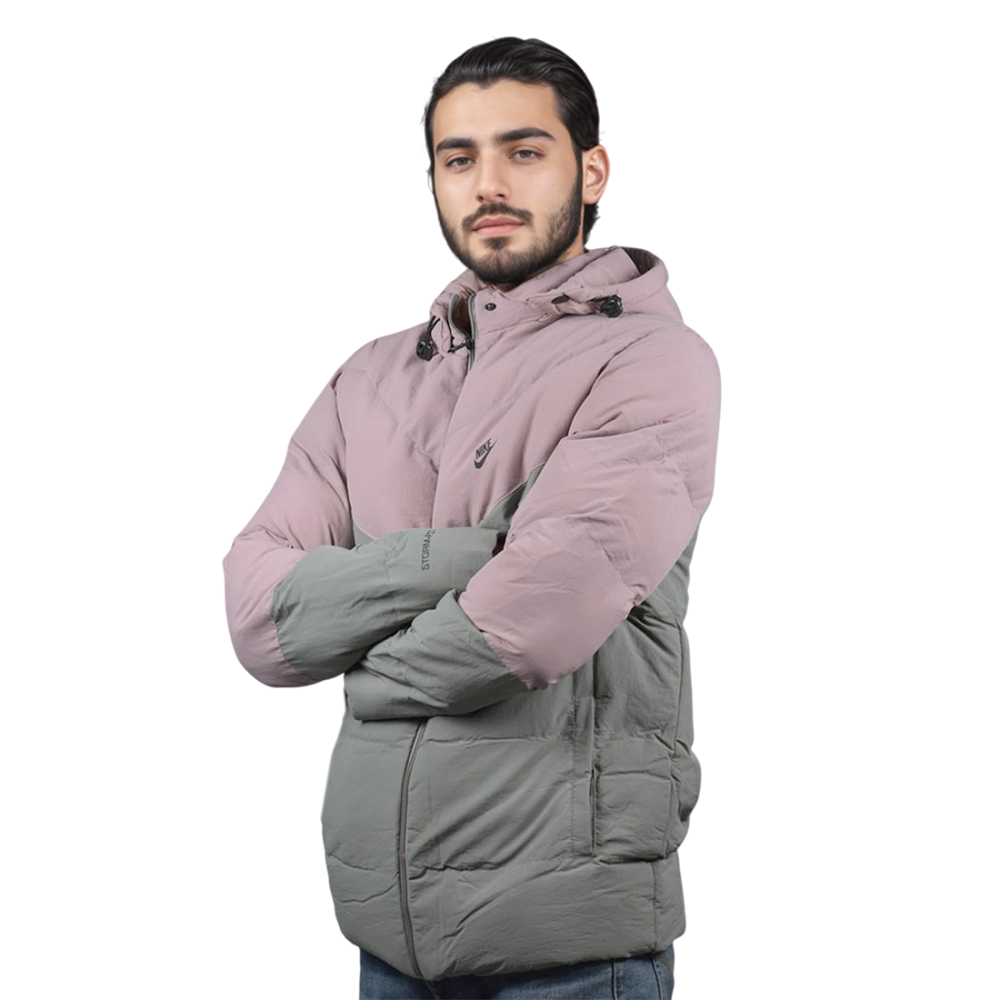 Nike Pink & Grey Premium Quality Jacket-1