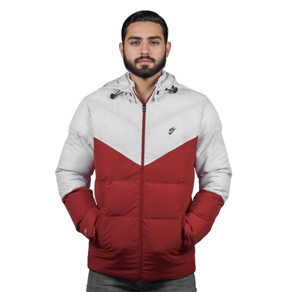 Nike Red & White Premium Quality Jacket-thumb-0