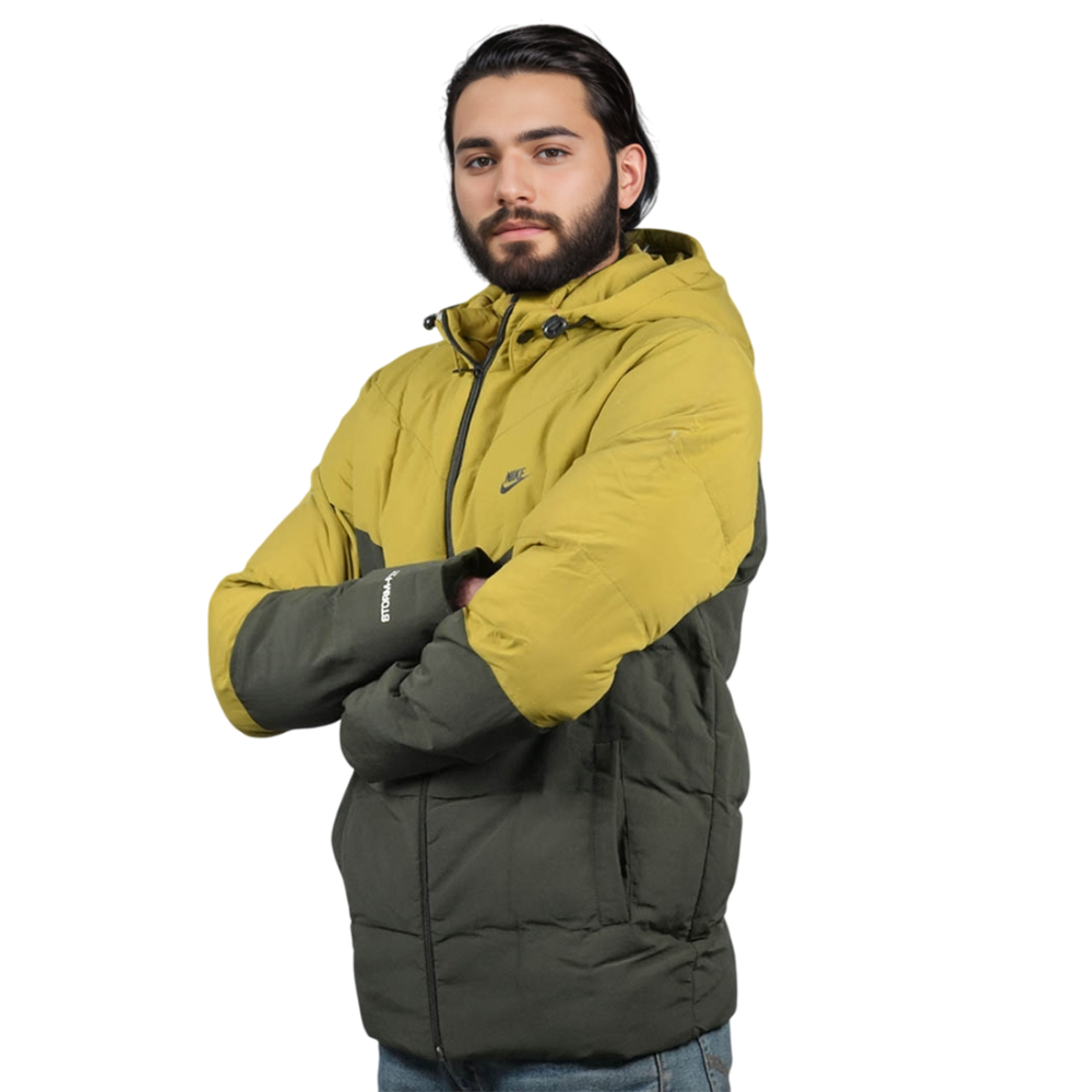 Nike Green & Yellow Premium Quality Jacket-2