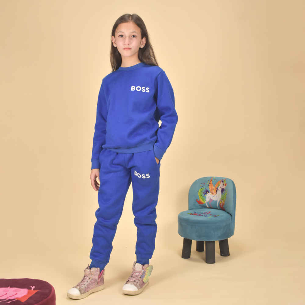 Boss Blue Premium Quality Tracksuit-thumb-0
