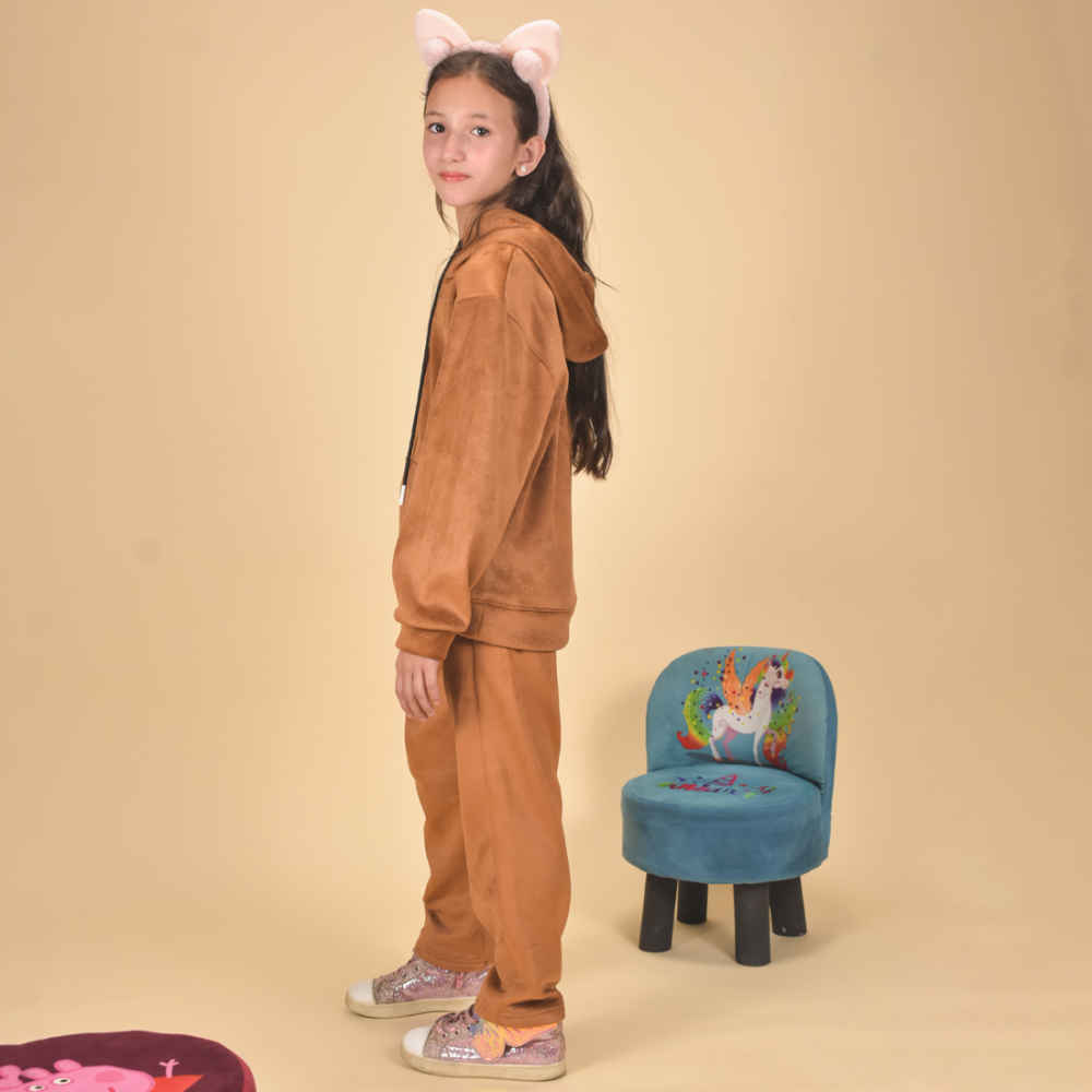 Gucci Brown Premium Quality Kids Tracksuit-4