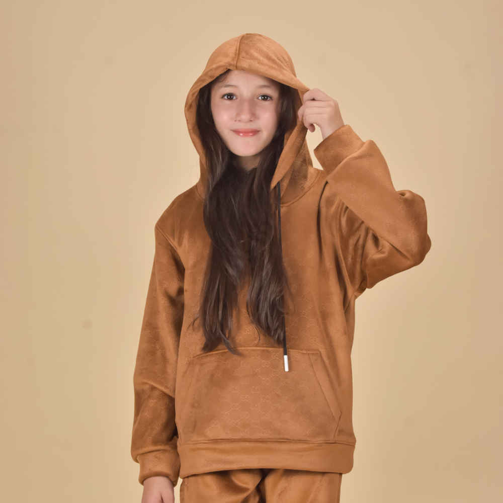 Gucci Brown Premium Quality Kids Tracksuit-1