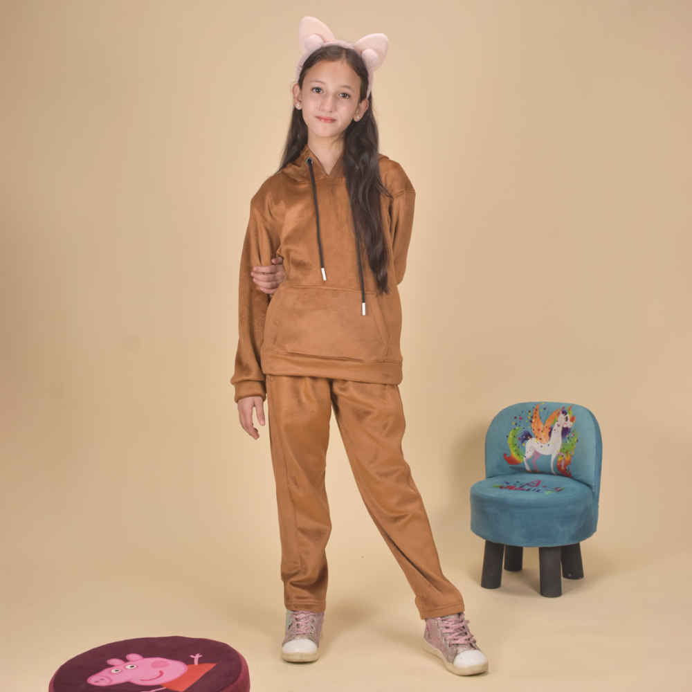 Gucci Brown Premium Quality Kids Tracksuit-2