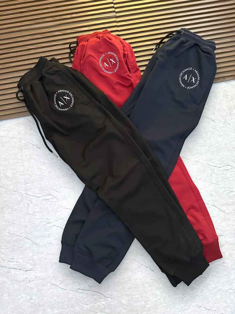 Armani Exchange Black Premium Quality Warm Track Pant-1