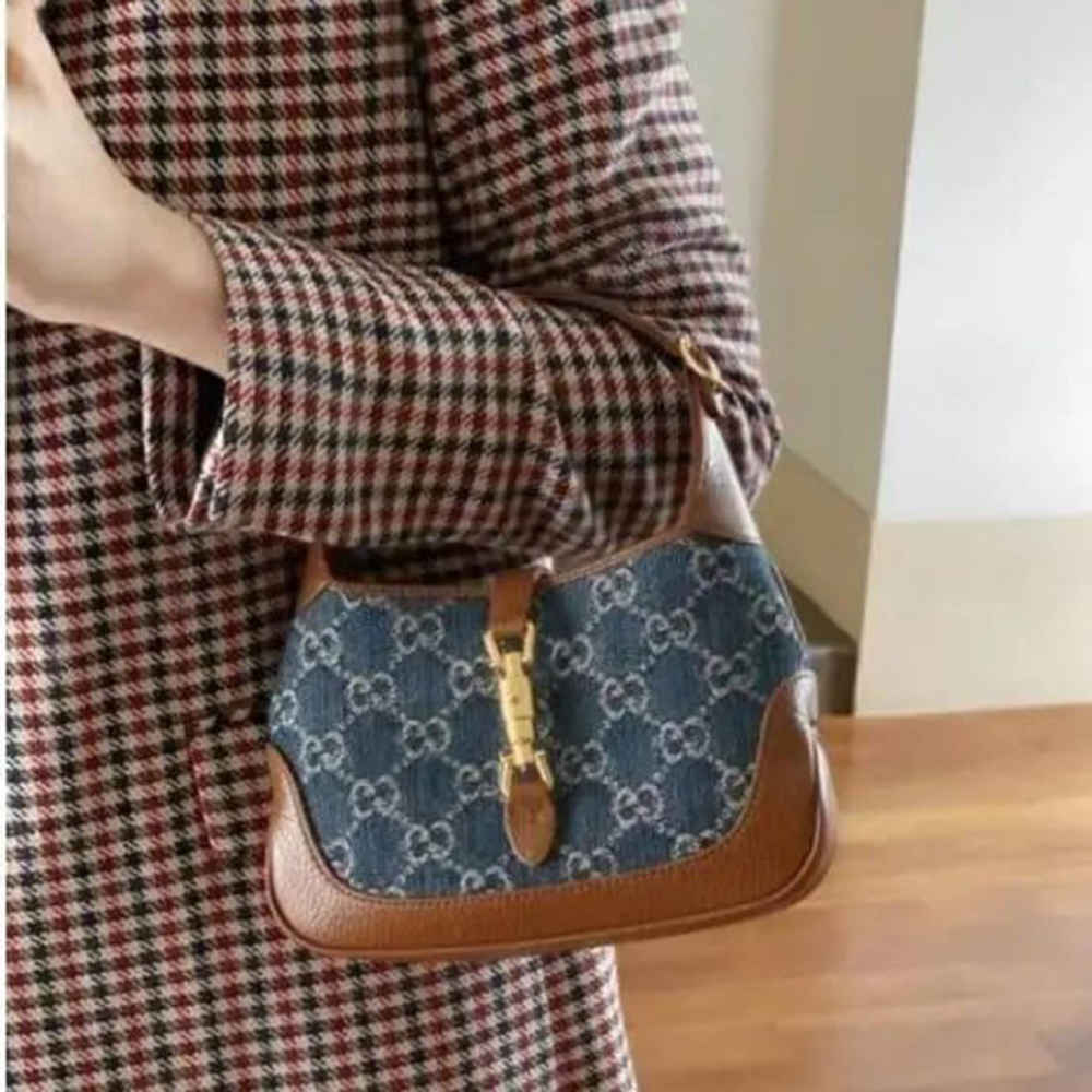 Gucci Jackie 1961 Blue Mini Shoulder Bag-1