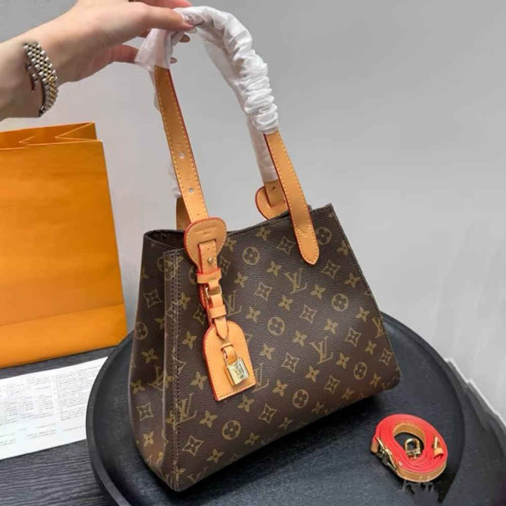 Louis Vuitton All In One PM Brown Tote Bag-thumb-0