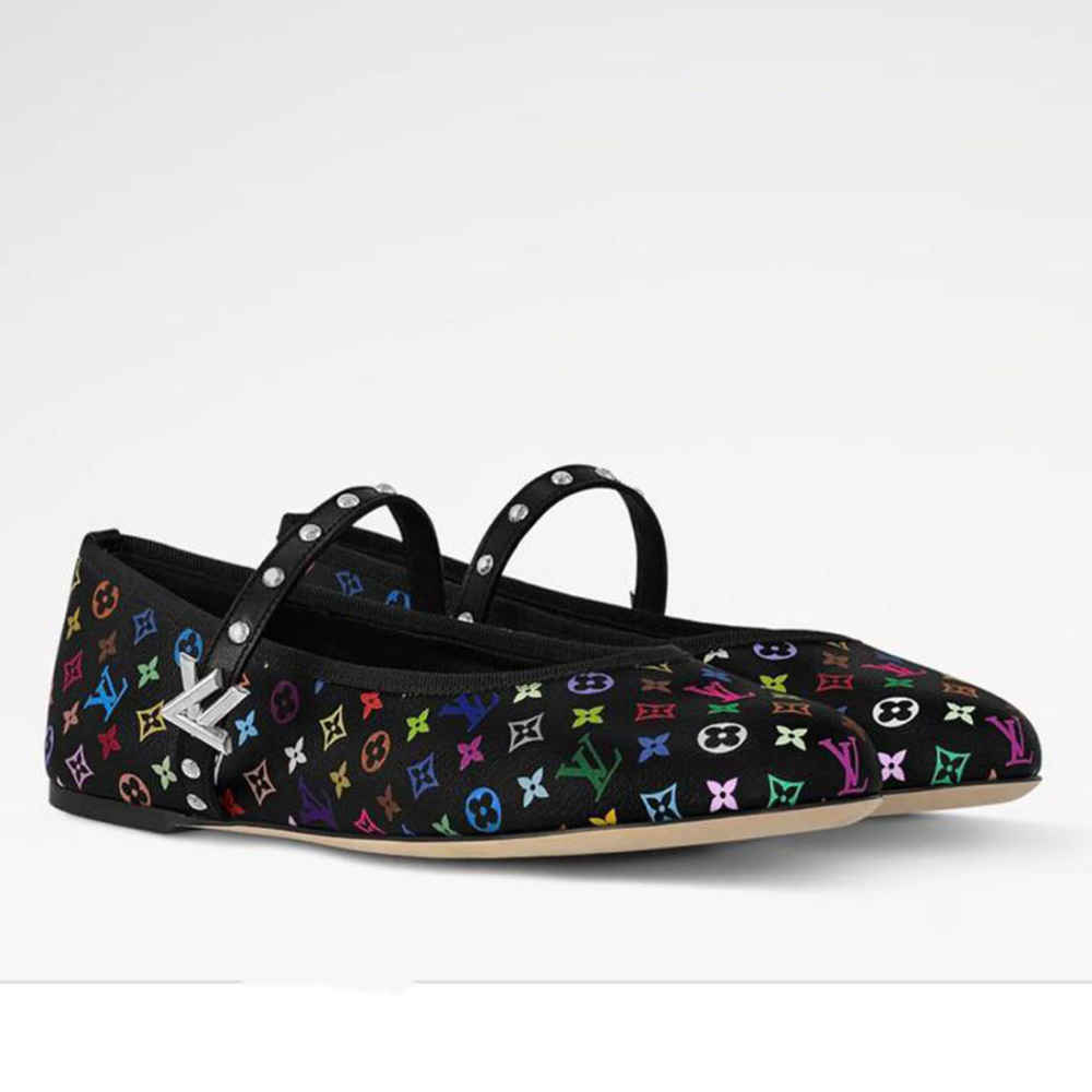 Louis Vuitton x Takashi Murakami Romy Flat Ballerina Sandal-thumb-0