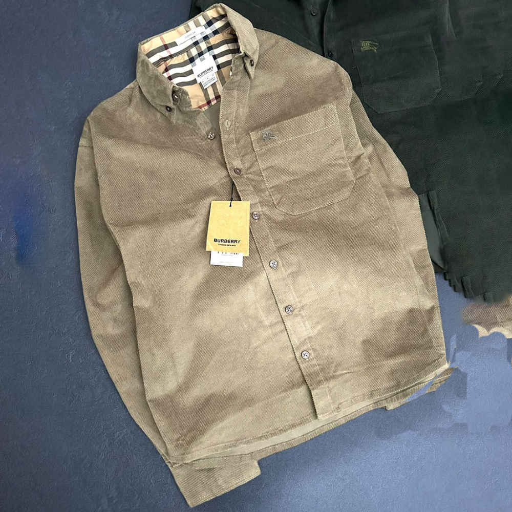 Burberry Brown Premium Quality Shirt-1