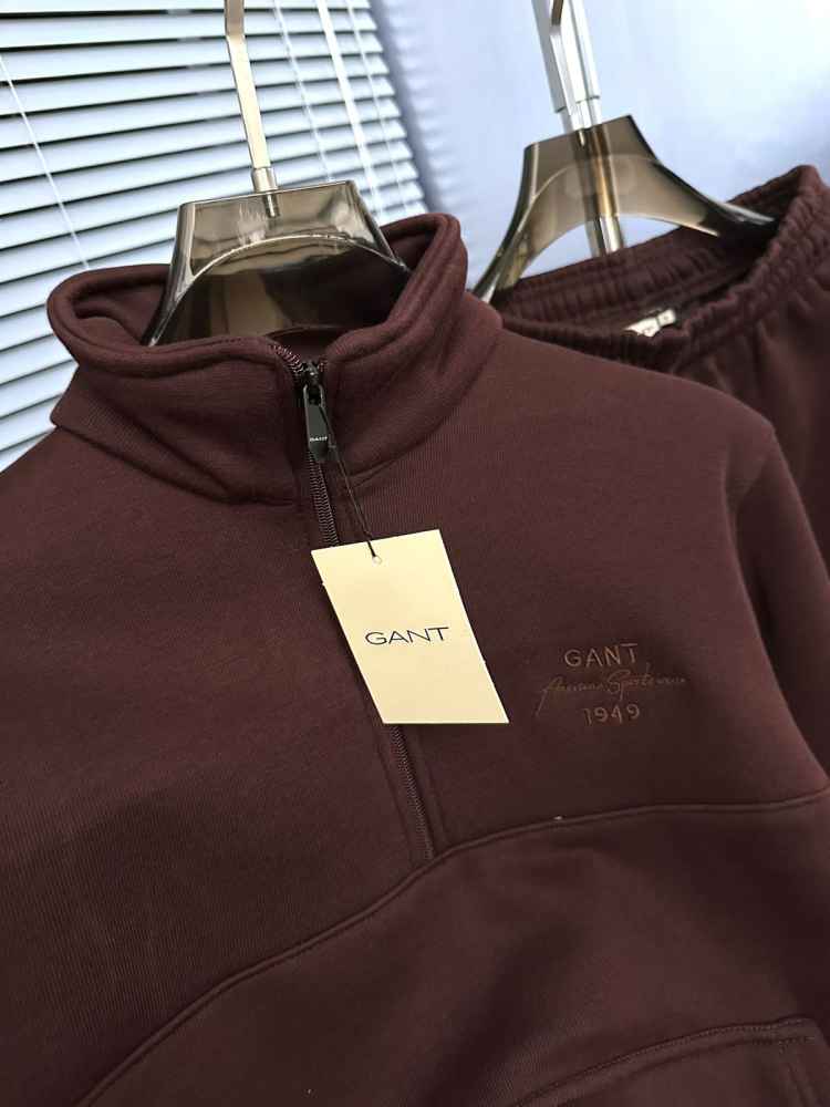 Gant Dark Brown Premium Quality Warm Tracksuit-thumb-2