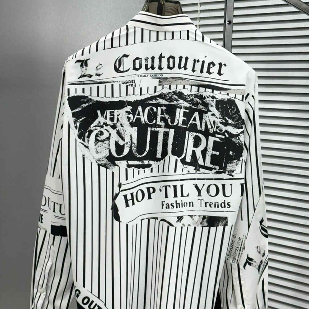 Versace White Premium Cotton Shirt-2