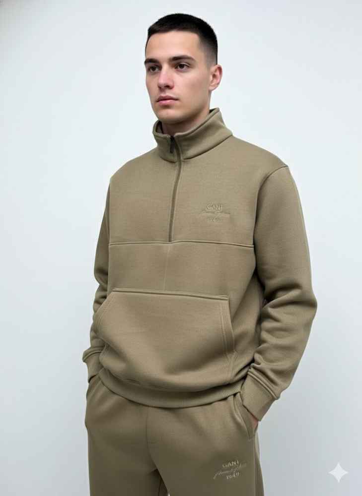 Gant Grey Premium Quality Warm Tracksuit-thumb-0