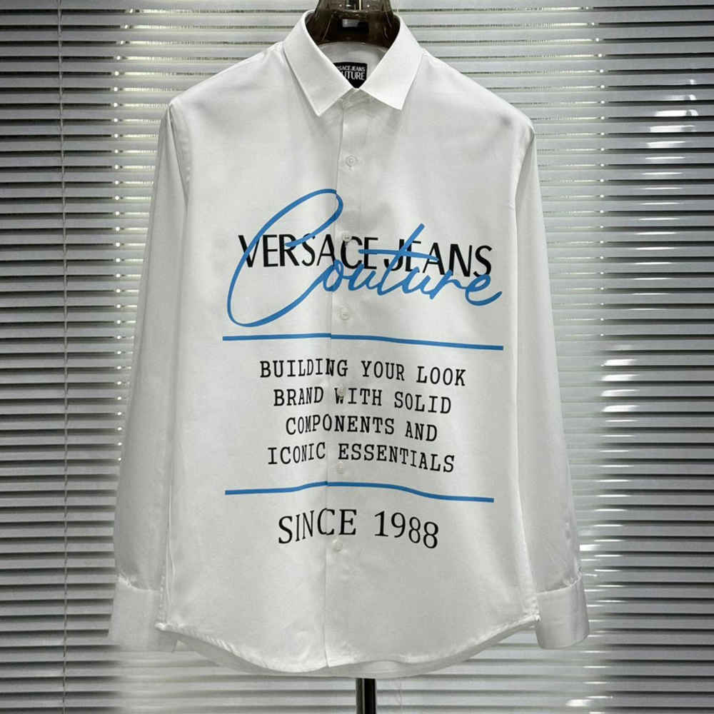 Versace White Premium Cotton Shirt-1
