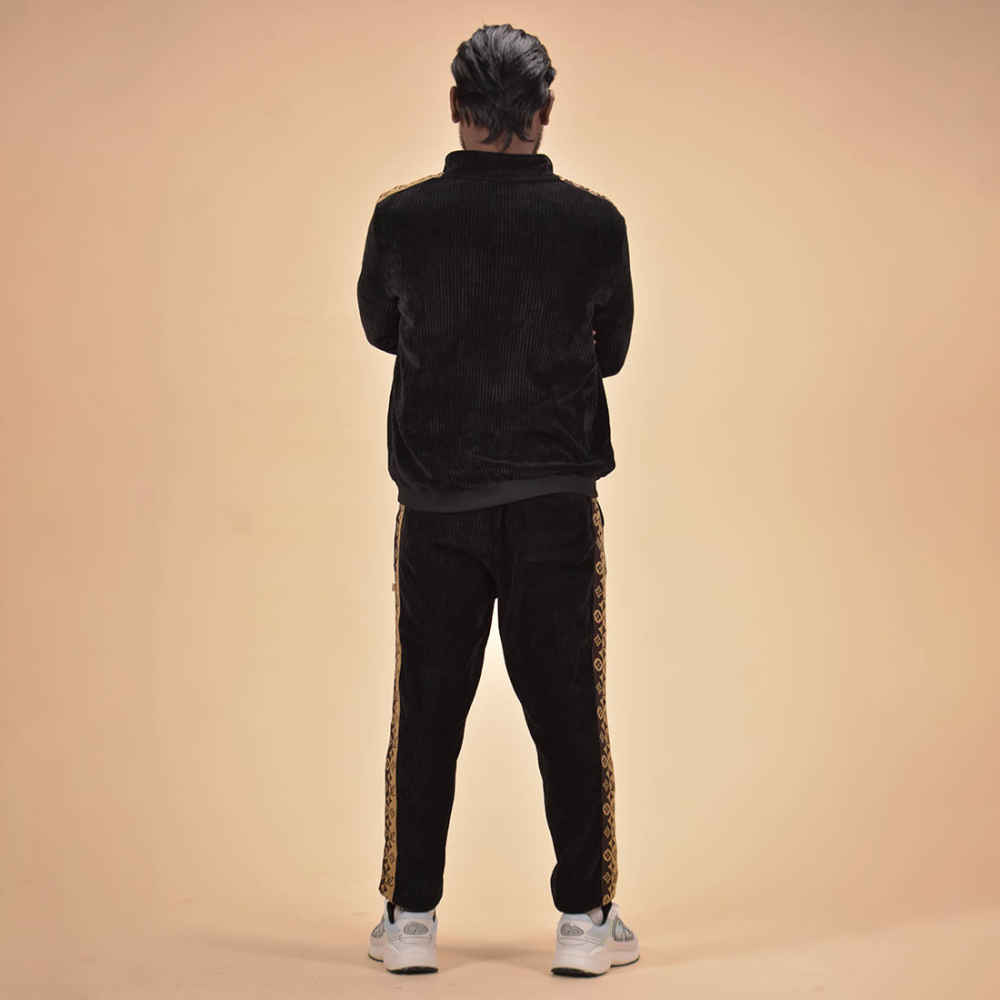 Louis Vuitton Monogram Black Premium Tracksuit-1
