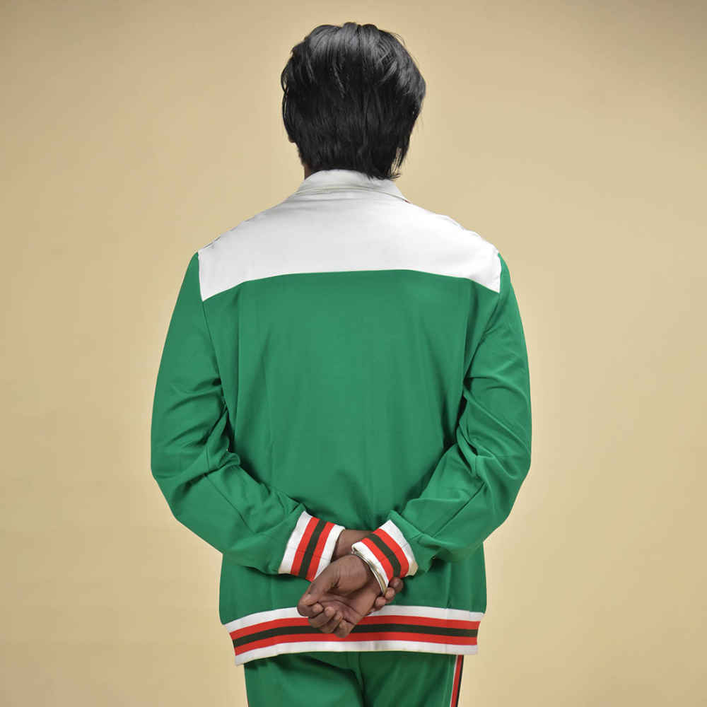 Gucci White & Green Premium Quality Track Suit-thumb-4