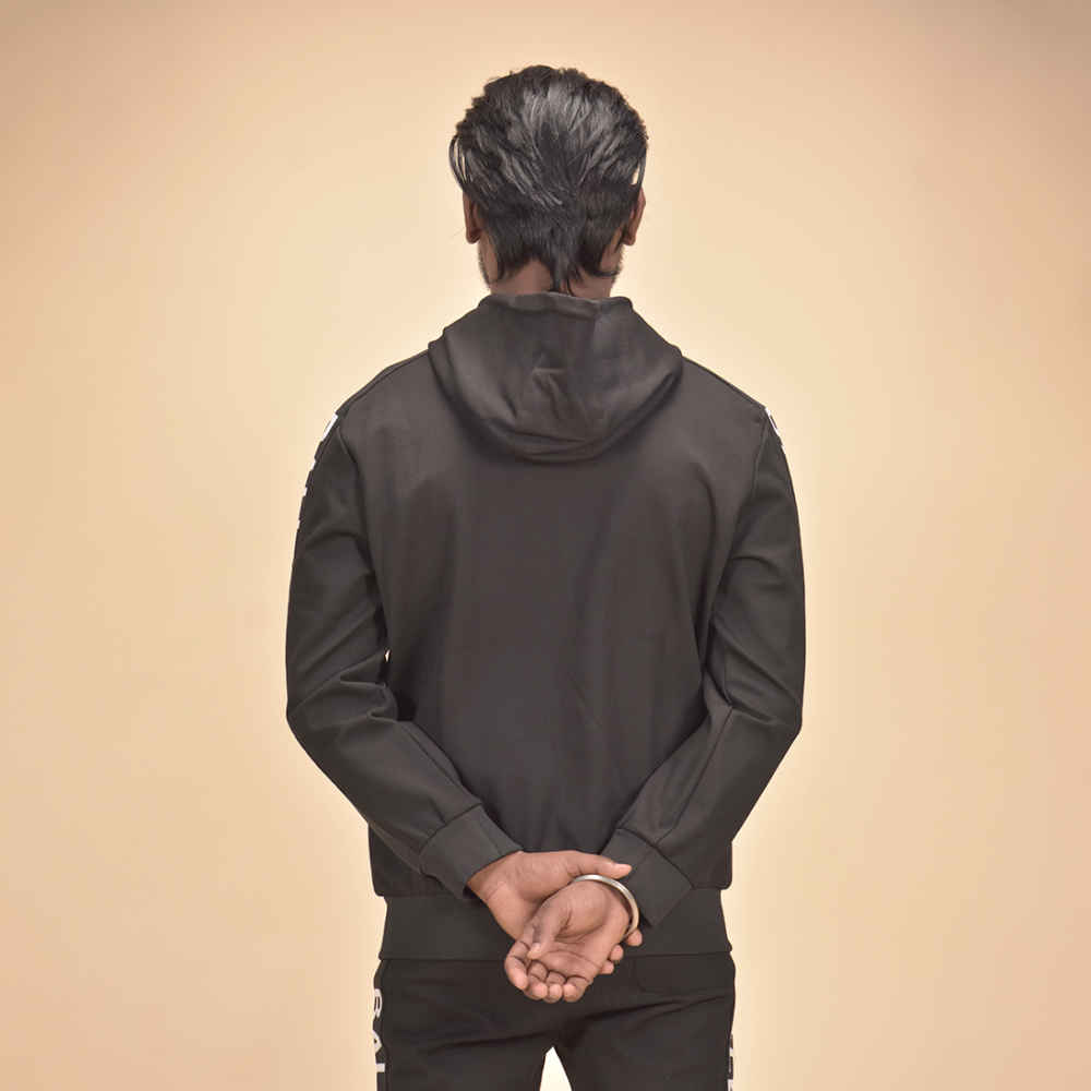 Balenciaga Embroidered logo Black Premium Tracksuit-4